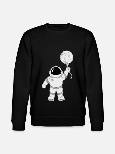 Spaceman astronaut - Stanley/Stella CHANGER Unisex Organic Sweatshirt - black