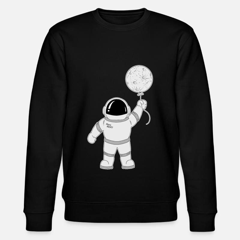 Spaceman Astronaut - Stanley/Stella Unisex Bio-Sweatshirt CHANGER  - Schwarz