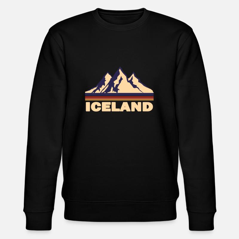 Iceland - Stanley/Stella CHANGER Unisex Organic Sweatshirt - black