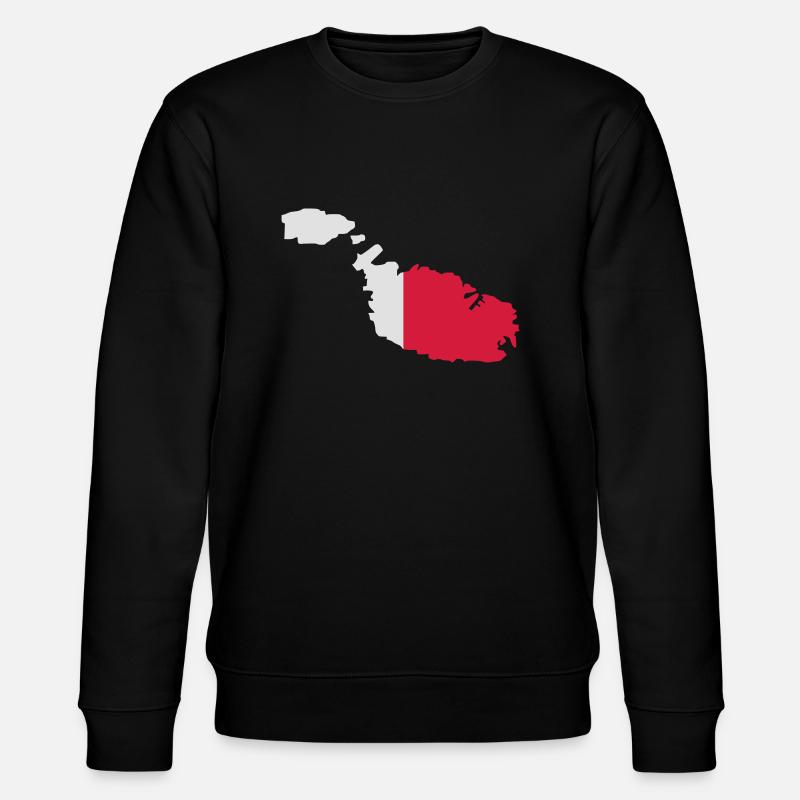 Malta - Stanley/Stella Unisex Bio-Sweatshirt CHANGER - Schwarz