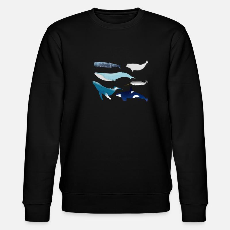 Wale - Stanley/Stella Unisex Bio-Sweatshirt CHANGER  - Schwarz