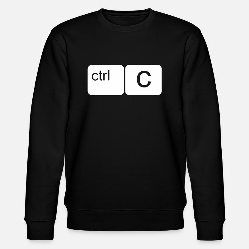 CTRL C PÈRE - Sweat bio CHANGER Stanley/Stella Unisexe - noir