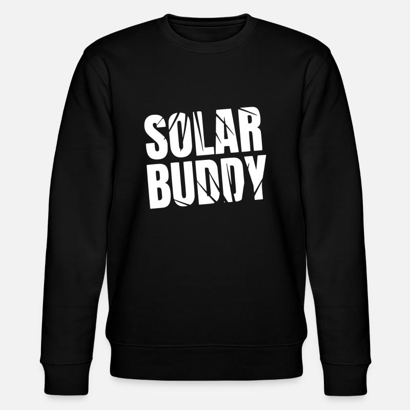 Solar Buddy - Stanley/Stella Unisex Bio-Sweatshirt CHANGER  - Schwarz