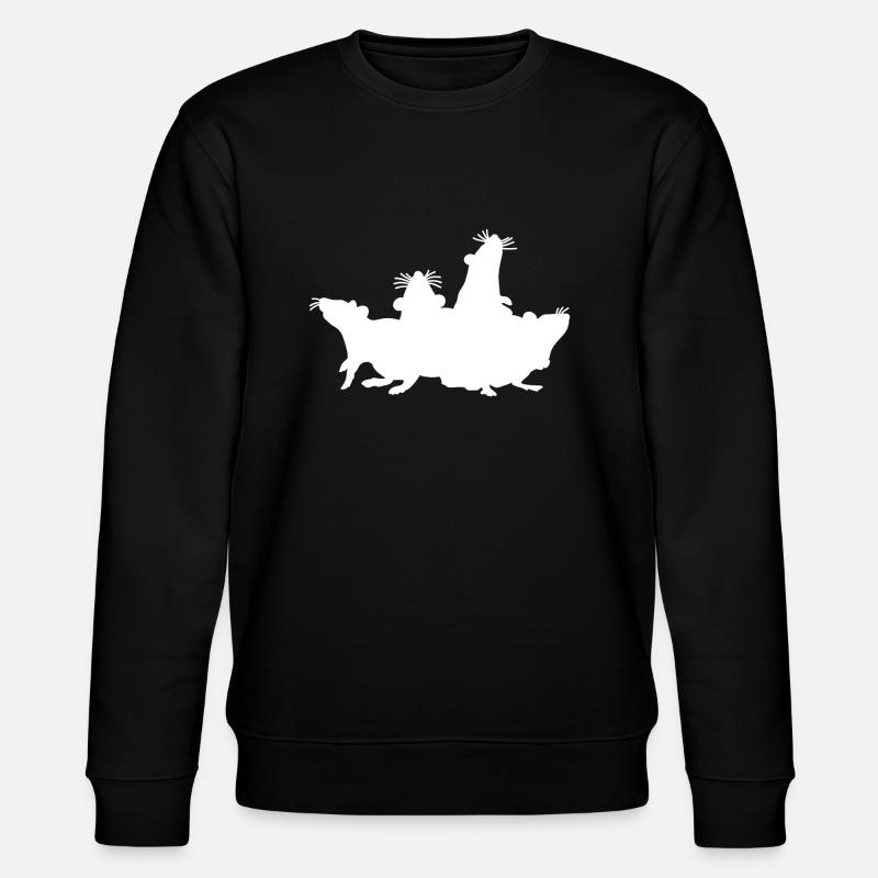Ratpack Rats Motif - Sweat bio CHANGER Stanley/Stella Unisexe - noir