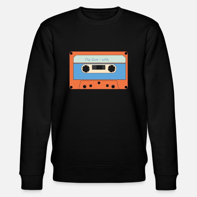 Musikkassette - Stanley/Stella Unisex Bio-Sweatshirt CHANGER  - Schwarz