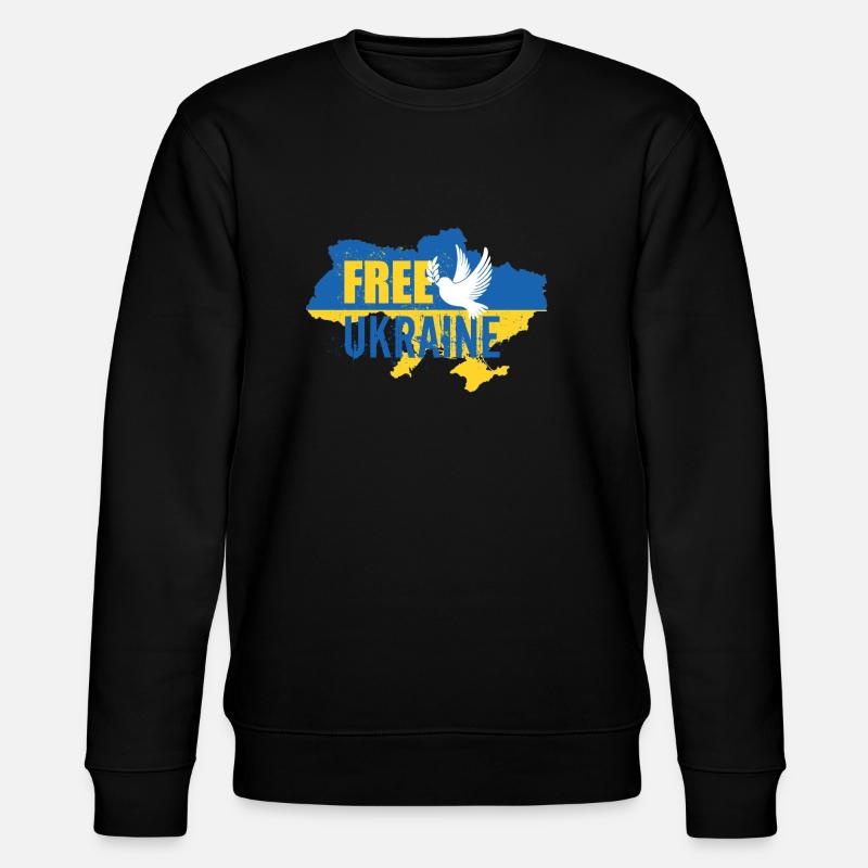 Ukraine libre - Sweat bio CHANGER Stanley/Stella Unisexe - noir