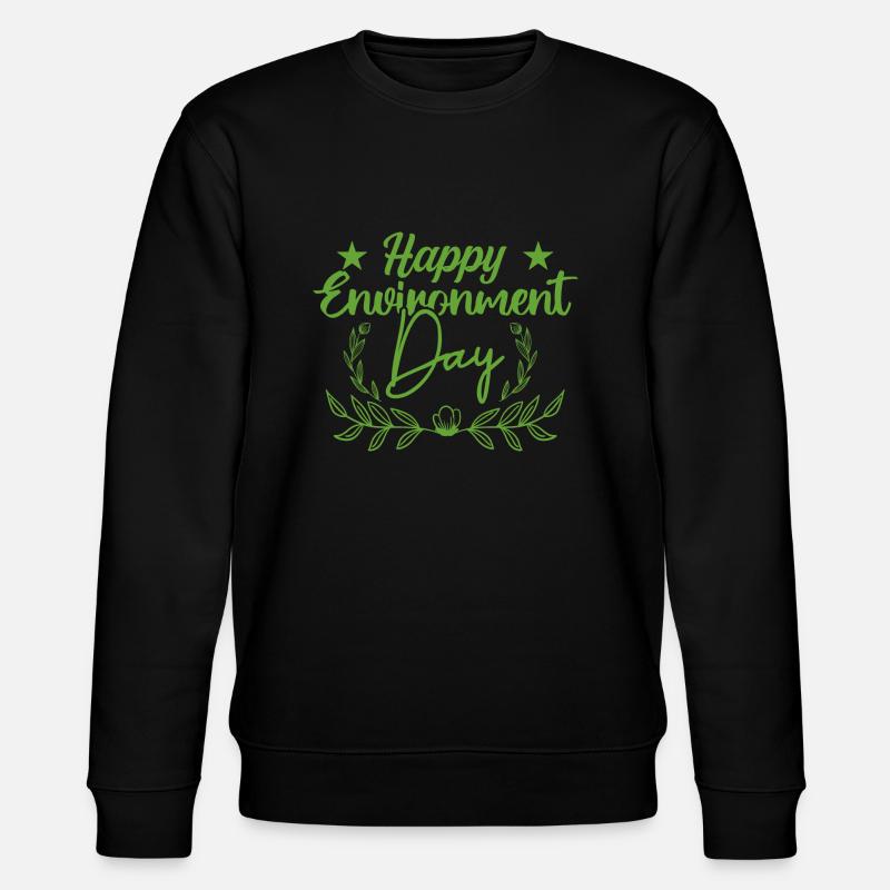 World Environment Day - Stanley/Stella CHANGER Unisex Organic Sweatshirt - black