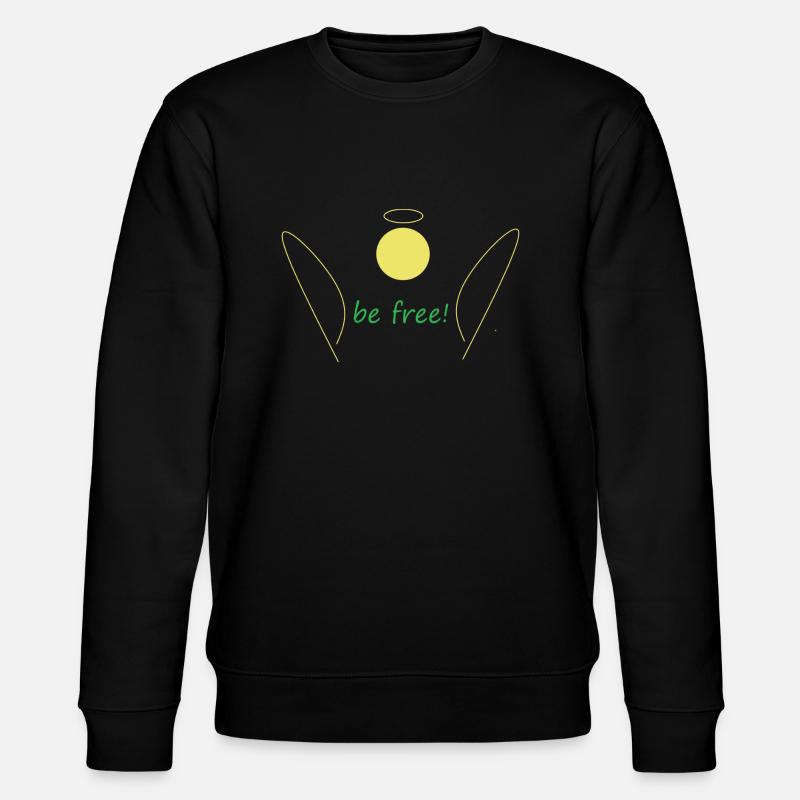 be free! - Stanley/Stella Unisex Bio-Sweatshirt CHANGER  - Schwarz