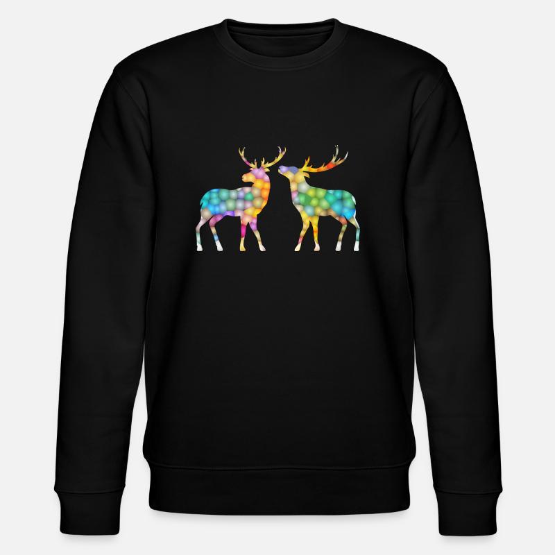 Hirsch - Stanley/Stella Unisex Bio-Sweatshirt CHANGER  - Schwarz
