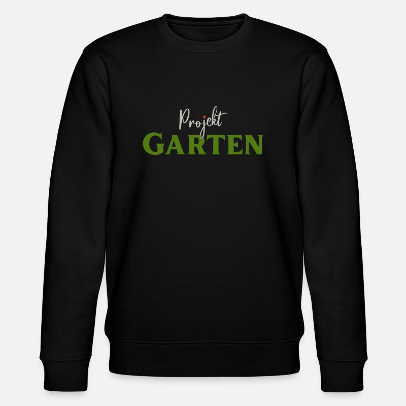 Projekt Garten Gärtnerin Gärtner - Stanley/Stella Unisex Bio-Sweatshirt CHANGER  - Schwarz