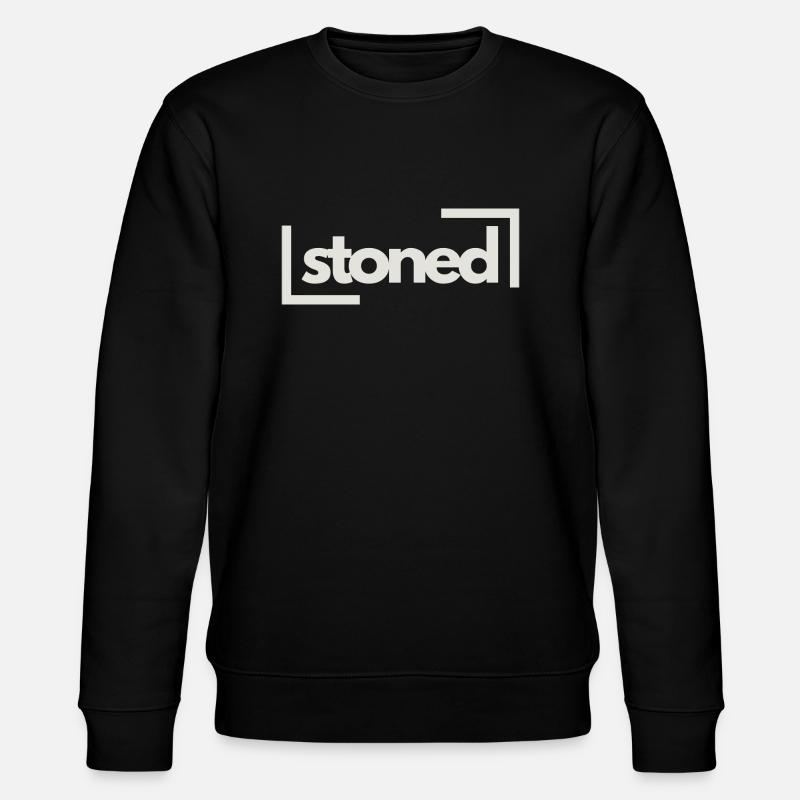 stoned - Stanley/Stella Unisex Bio-Sweatshirt CHANGER  - Schwarz