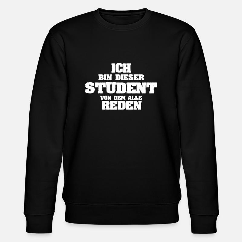 Student als Beruf - Stanley/Stella Unisex Bio-Sweatshirt CHANGER  - Schwarz