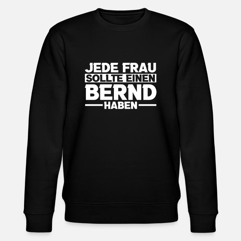 Bernd - Sweat bio CHANGER Stanley/Stella Unisexe - noir