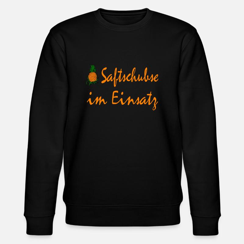 Saftschubse im Einsatz - Stanley/Stella Unisex Bio-Sweatshirt CHANGER  - Schwarz