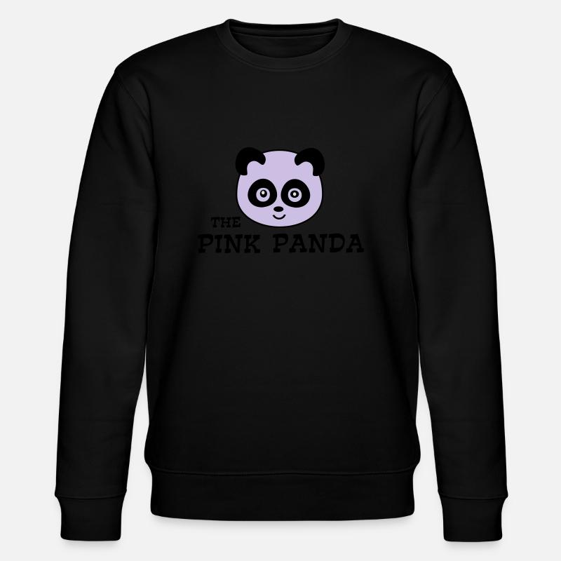 Panda - Stanley/Stella Unisex Bio-Sweatshirt CHANGER  - Schwarz