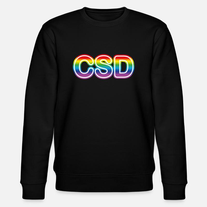 CSD Logo - Stanley/Stella Unisex Bio-Sweatshirt CHANGER  - Schwarz