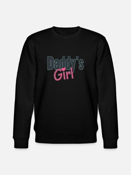daddy's girl - Stanley/Stella CHANGER Unisex Organic Sweatshirt - black