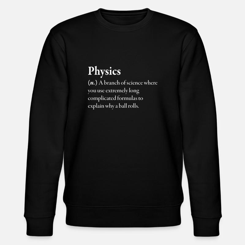 Physik - Stanley/Stella Unisex Bio-Sweatshirt CHANGER  - Schwarz