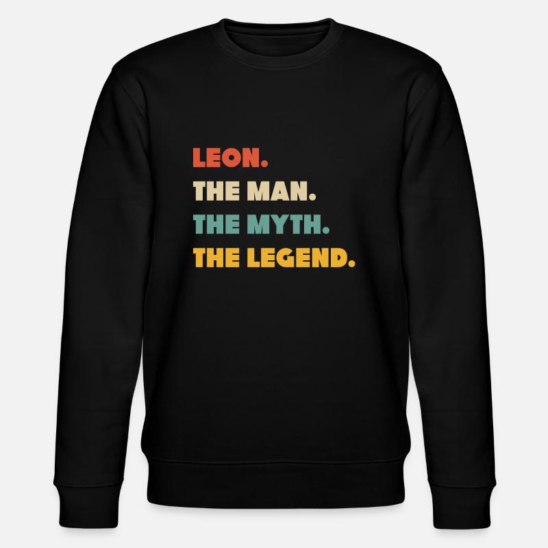 leon - Stanley/Stella CHANGER Unisex Organic Sweatshirt - black