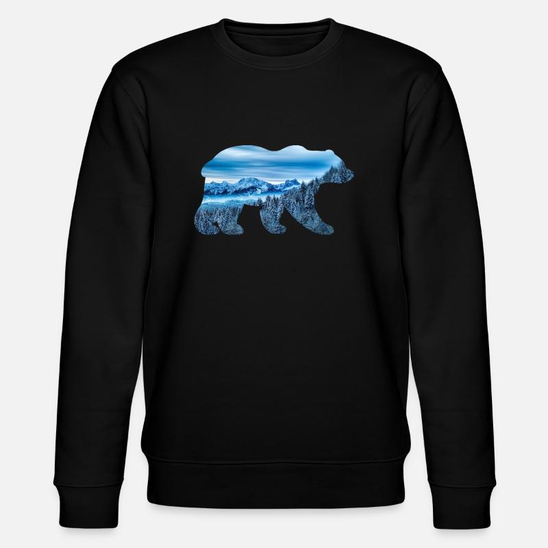 Animaux de Saisons - Edition Hiver - Sweat bio CHANGER Stanley/Stella Unisexe - noir