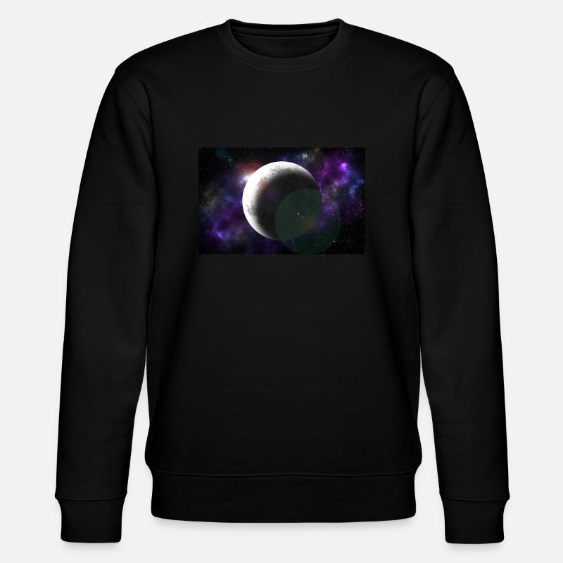 Lune et espace - Sweat bio CHANGER Stanley/Stella Unisexe - noir
