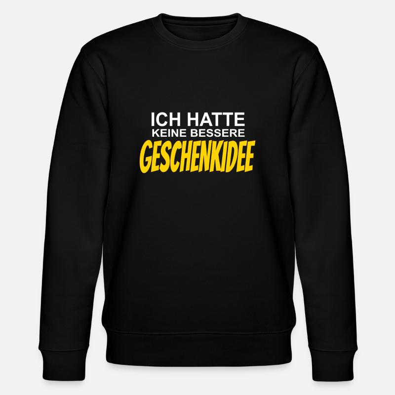 Beste Geschenkidee - Stanley/Stella Unisex Bio-Sweatshirt CHANGER  - Schwarz
