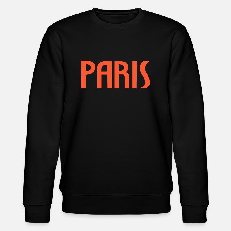 Paris - Stanley/Stella CHANGER Unisex Organic Sweatshirt - black