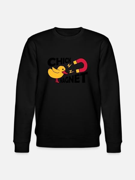 Casanova Chick Magnet Womanizer - Stanley/Stella CHANGER Unisex Organic Sweatshirt - black