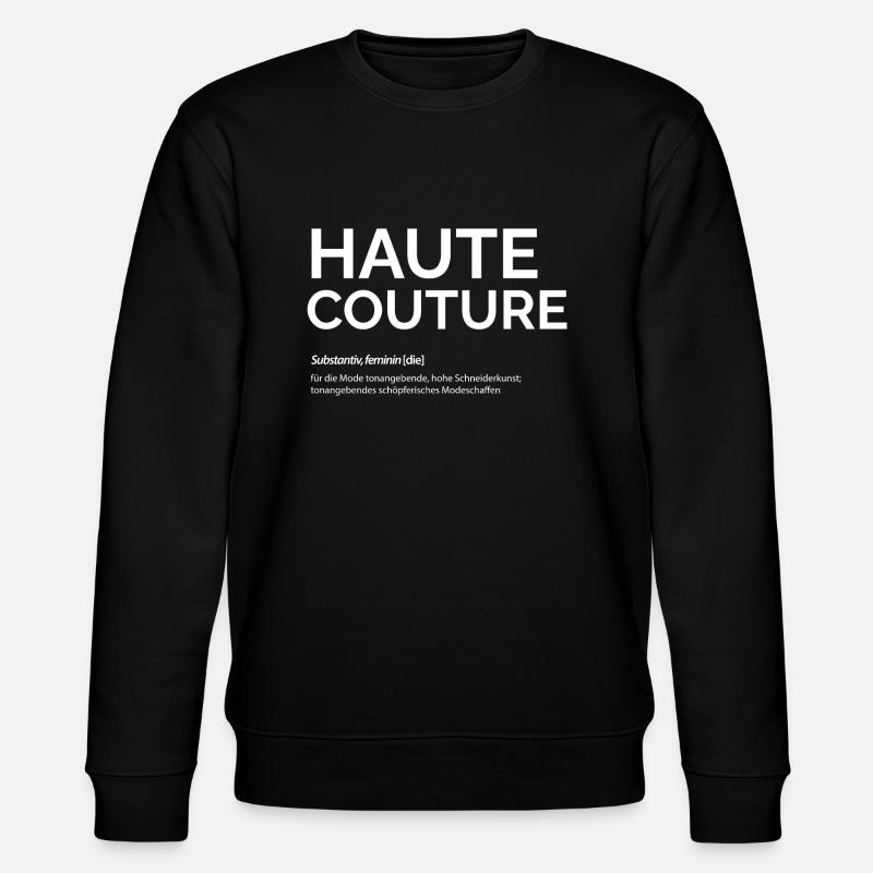 Haute Couture - Stanley/Stella Unisex Bio-Sweatshirt CHANGER  - Schwarz