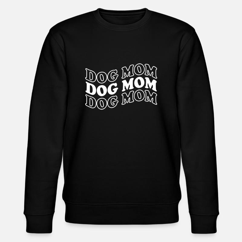 dog mom ondule 2 - Sweat bio CHANGER Stanley/Stella Unisexe - noir