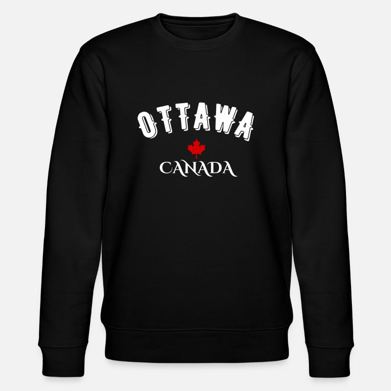 Ottawa Kanada - Stanley/Stella Unisex Bio-Sweatshirt CHANGER  - Schwarz