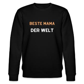 Beste Mama der Welt - Stanley/Stella Unisex Bio-Sweatshirt CHANGER  - Schwarz - Vorne - Nik (191cm) & Marisol (170cm)