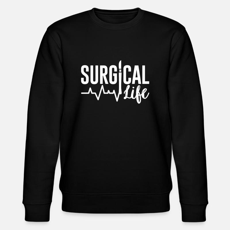 Surgical life Surgical Technologist - Stanley/Stella CHANGER Unisex Organic Sweatshirt - black