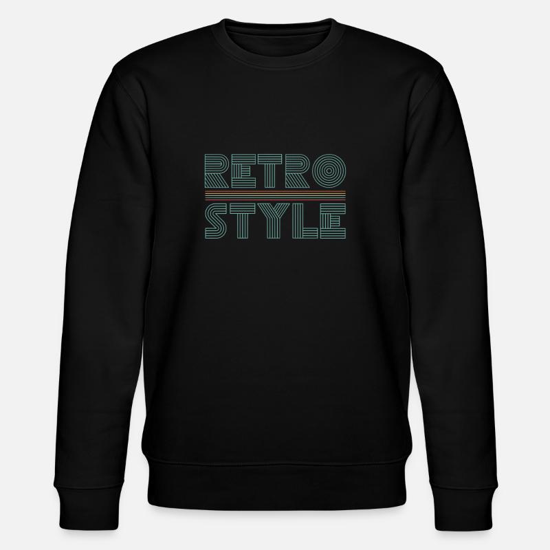 Retro Style - Neon - Stanley/Stella Unisex Bio-Sweatshirt CHANGER  - Schwarz
