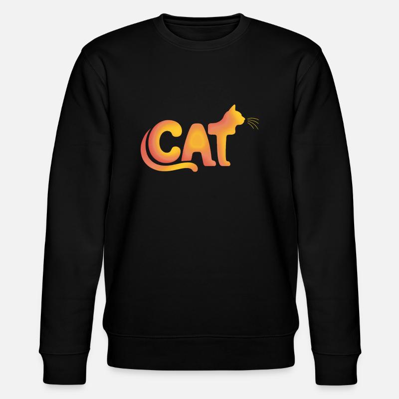 Chat - Logo de chat mignon - Sweat bio CHANGER Stanley/Stella Unisexe - noir