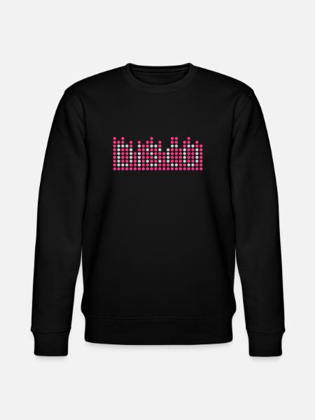 disco 2c equalizer EN - Stanley/Stella CHANGER Unisex Organic Sweatshirt - black