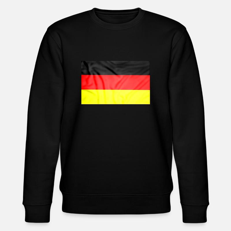 German flag. Geman Flag. - Stanley/Stella CHANGER Unisex Organic Sweatshirt - black