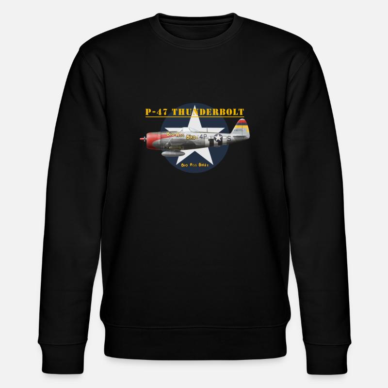 P-47 Big Ass Bird II - Sweat bio CHANGER Stanley/Stella Unisexe - noir