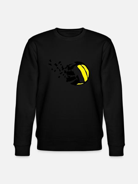 explosion volleyball destructurer destructi - Stanley/Stella CHANGER Unisex Organic Sweatshirt - black
