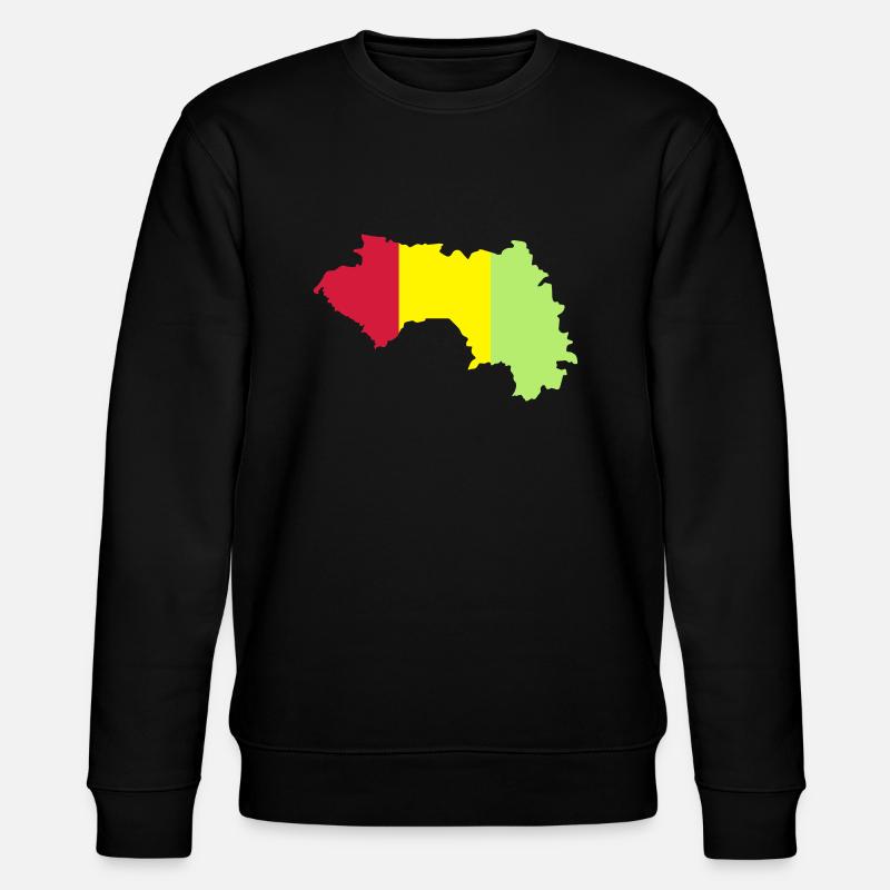 Guinea - Stanley/Stella Unisex Bio-Sweatshirt CHANGER  - Schwarz