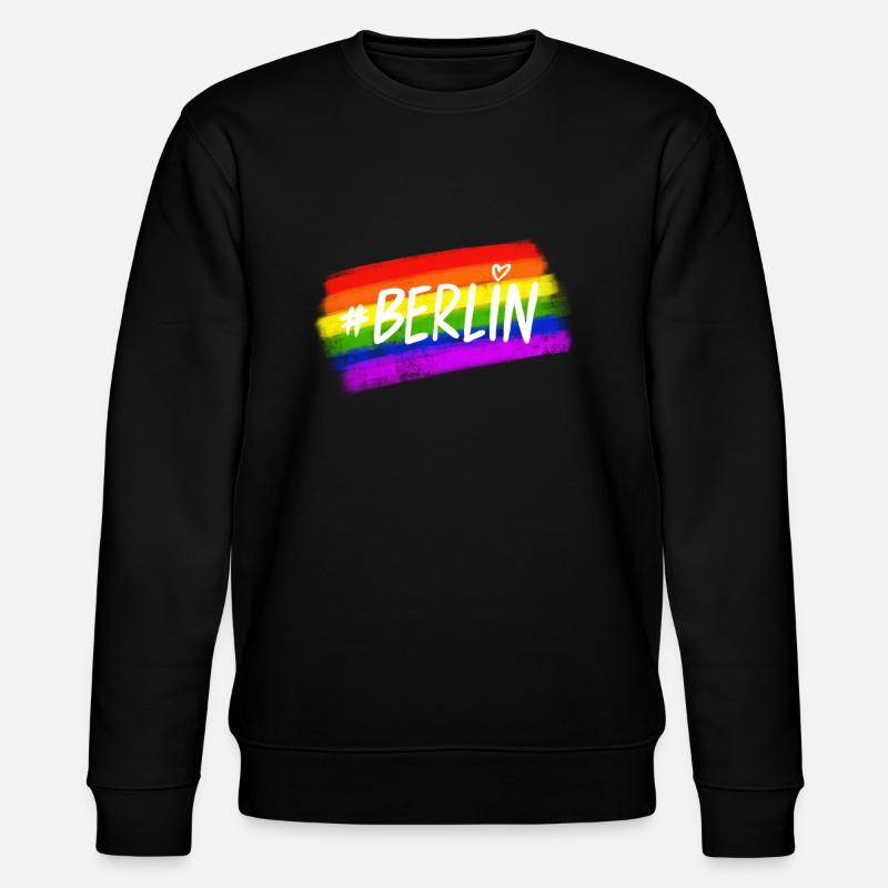 Berlin Pride - Stanley/Stella Unisex Bio-Sweatshirt CHANGER  - Schwarz