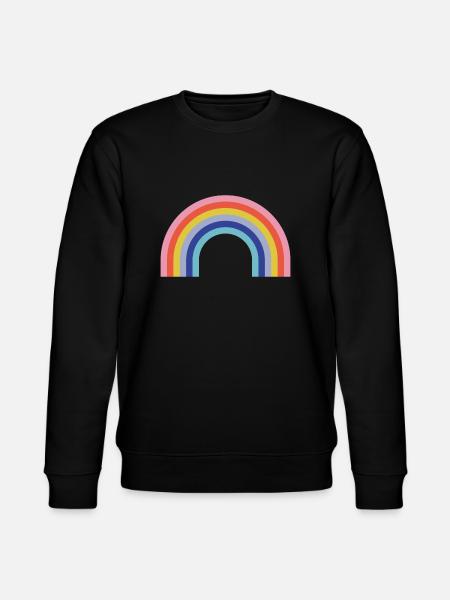 rainbow - Stanley/Stella CHANGER Unisex Organic Sweatshirt - black
