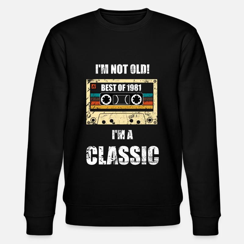 40e cadeau d'anniversaire - Sweat bio CHANGER Stanley/Stella Unisexe - noir