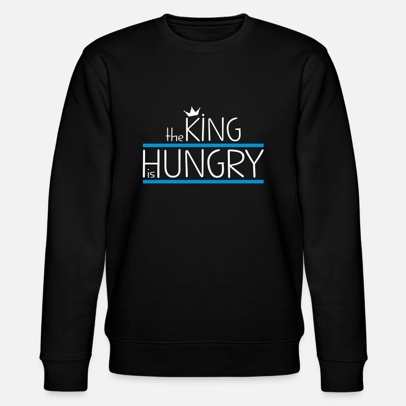 Hunger - Stanley/Stella Unisex Bio-Sweatshirt CHANGER  - Schwarz