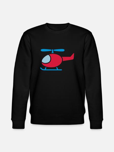 Helicopter Helicopter - Stanley/Stella CHANGER Unisex Organic Sweatshirt - black