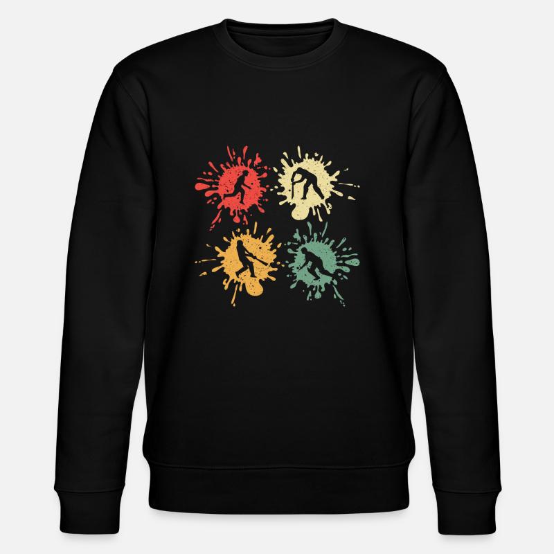 Cricket cricketer cricket gift - Stanley/Stella CHANGER Unisex Organic Sweatshirt - black
