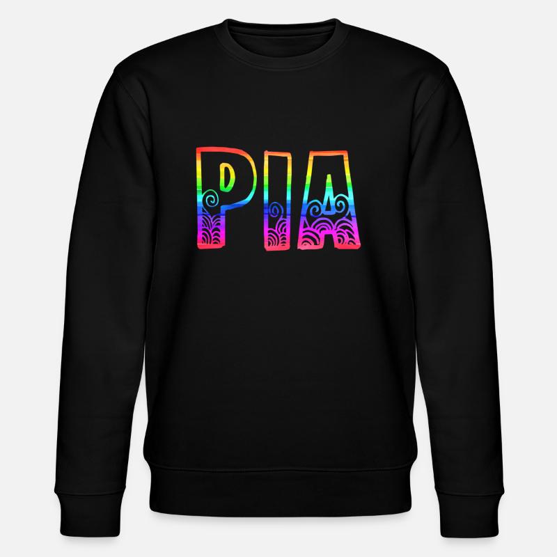 pia rs rainbow - Stanley/Stella CHANGER Unisex Organic Sweatshirt - black