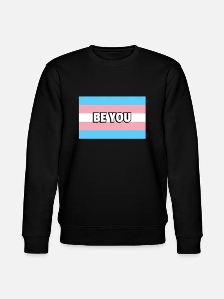 Trans Pride BE YOU - Stanley/Stella CHANGER Unisex Organic Sweatshirt - black