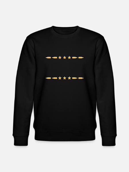 Text Frame Beer Bottles - Stanley/Stella CHANGER Unisex Organic Sweatshirt - black