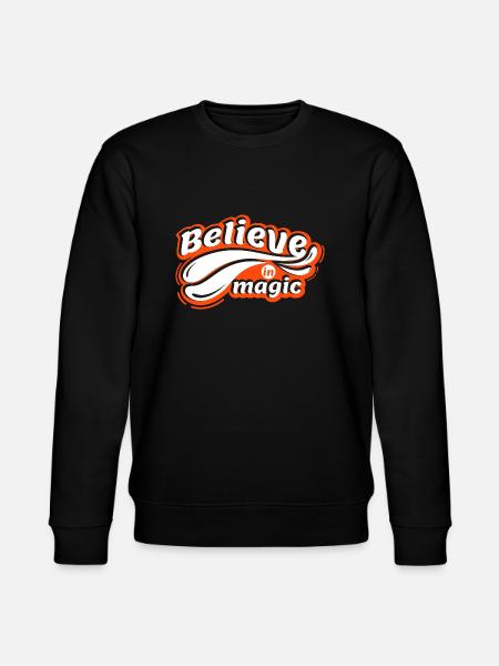 Believe in magic - Stanley/Stella CHANGER Unisex Organic Sweatshirt - black